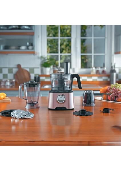 10 In 1 Çok Amaçlı Mutfak Robotu | 2000W Güçlü Motor Performansı | 4 Kanatlı Doğrayıcı | 1,5lt Geniş Hazne + Onerous Mutfak Tartısı Hediye