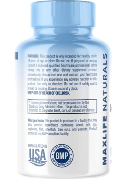 Maxlife Naturals Neuro Nacet N-Acetyl Cysteine 60 Capsul modelleri