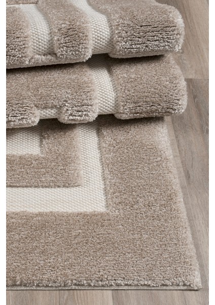 Comfort Modern Yumuşak Konforlu Halı ve Yolluk 125B Krem Bej fırsatları