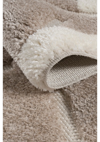 Comfort Modern Yumuşak Konforlu Halı ve Yolluk 135D Krem Bej fiyatları