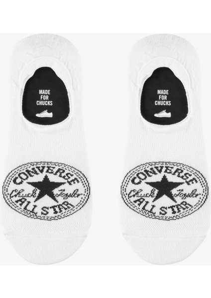 Star Chevron 2'li Beyaz Çorap