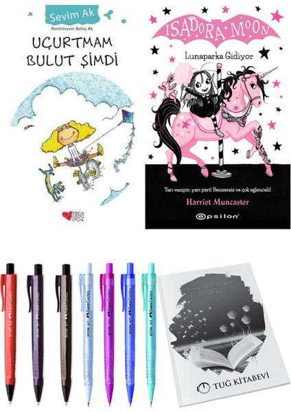 Isadora Moon 7 Lunaparka Gidiyor ve Uçurtmam Bulut Şimdi 2'li Set - Kalem