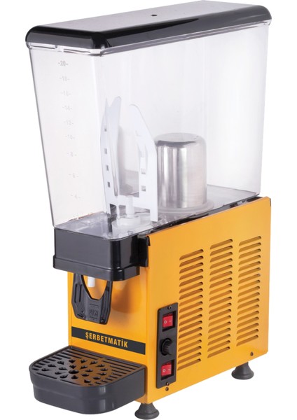 Elektrikli Içecek Soğutucu Sebil Makineleri / Ikili Karıştırıcı+Karıştırıcı 20+20lıtre