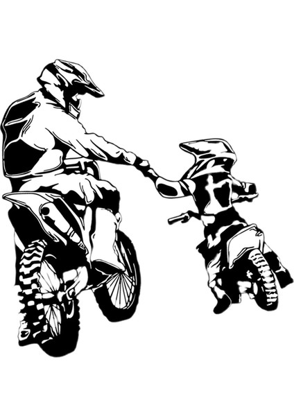 Tv Hediye L Için Motosiklet Sticker Motokros Çıkartması (Yurt Dışından) modelleri