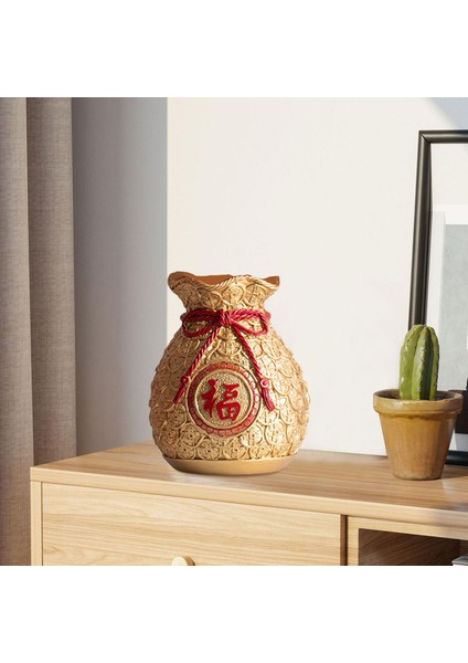 Çin Yılı Feng Shui Çantası Dekor Dekoratif Altın (Yurt Dışından)