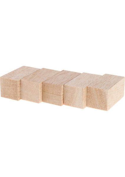 5 Bitmemiş Kare Ahşap Çubuk Balsa Ahşap Şekiller Model Yapımı Için 30X30X80MM (Yurt Dışından)