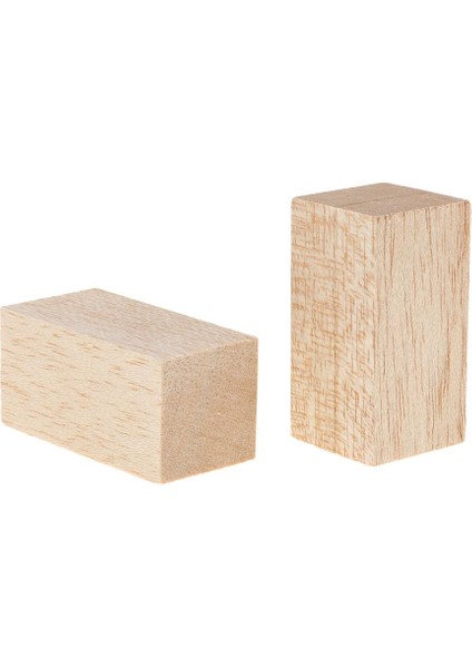 5 Bitmemiş Kare Ahşap Çubuk Balsa Ahşap Şekiller Model Yapımı Için 30X30X80MM (Yurt Dışından)