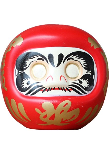 Japon Daruma Doll Fengshui Süsleme Iş Churinga Masaüstü Süslemeleri Için Centerpiece Şans Yeniliği - Kırmızı (Yurt Dışından)