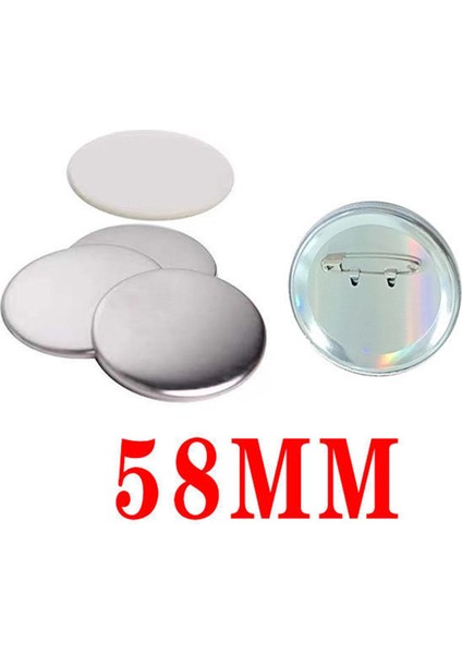 100ĞMESI Yapımcısı Parçaları 58MM Kabuklar Mylar 58MM 100 Set 58MM (Yurt Dışından)