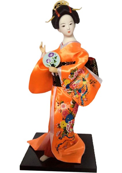 Japon Kimono Geyşa Heykeli Süs Odası Heykelcik E (Yurt Dışından) indirimleri
