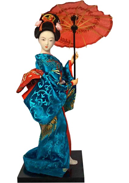 Heykelcik Heykeli Çocuklar Hediye Ev Dekor Japon Kimono Geyşa B (Yurt Dışından)