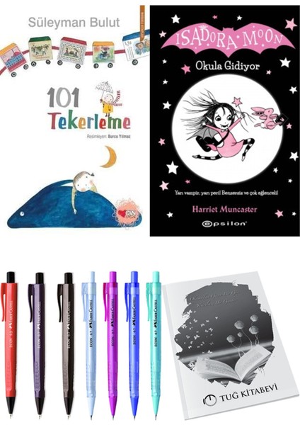 Isadora Moon 1 Okula Gidiyor ve 101 Tekerleme 2'li Set - Kalem