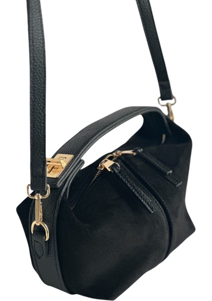 Yeni Sezon Toka Detaylı Gerçek Süet Deri Kadın El ve Omuz Çantası fiyatları