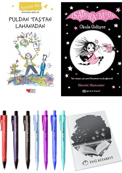 Isadora Moon 1 Okula Gidiyor ve Puldan Taştan Lahanadan 2'li Set - Kalem