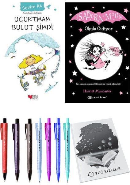 Isadora Moon 1 Okula Gidiyor ve Uçurtmam Bulut Şimdi 2'li Set - Kalem