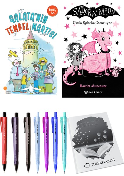 Isadora Moon 6 Okula Ejderha Götürüyor ve Galata'nın Tembel Martısı 2'li Set - Kalem