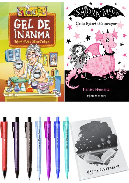 Isadora Moon 6 Okula Ejderha Götürüyor ve Gel de İnanma 2'li Set - Kalem