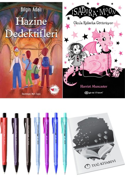 Isadora Moon 6 Okula Ejderha Götürüyor ve Hazine Dedektifleri 2'li Set - Kalem