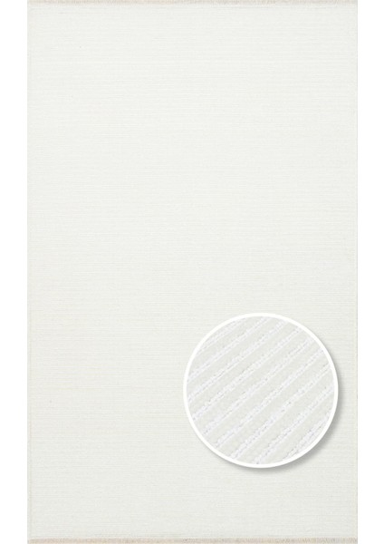 Ada Koleksiyonu Dokuma Kilim Ada Plain Krem