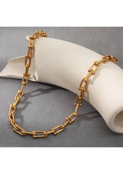 Trendy Kalın Zincir 316L Çelik Kolye modelleri