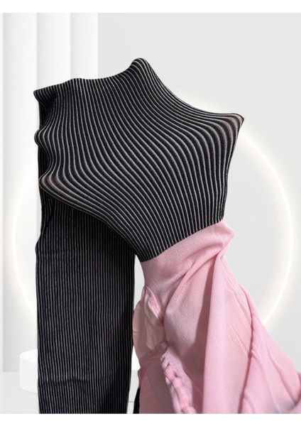 Pierre Cardin Paris Kairos Çift Renk Çizgili Modern 40 Den Kalın Külotlu Çorap modelleri