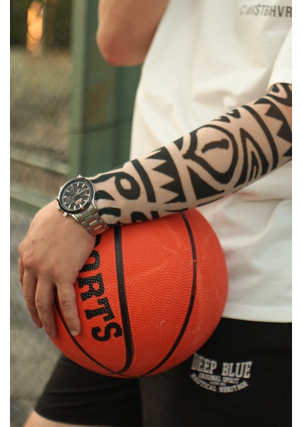 Giyilebilir Desenli Kol Dövmesi 3D Baskılı Tattoo