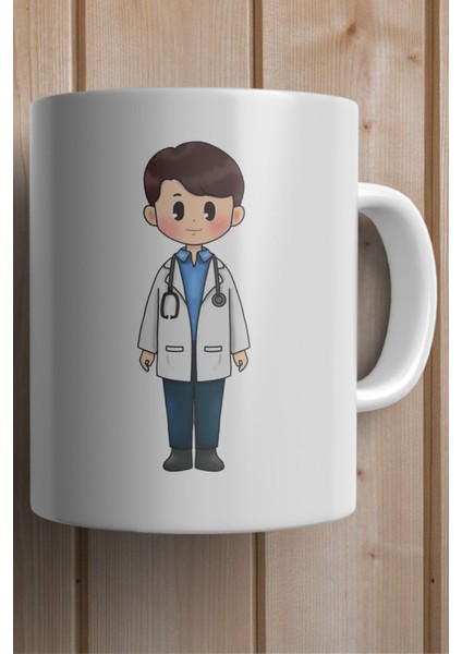 Doktor Baskılı Premium Yılbaşı Hediyesi Kupa Bardak fiyatları