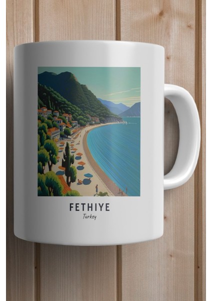 Fethiye- Muğla Baskılı Yılbaşı Hediyesi Kupa Bardak fiyatları