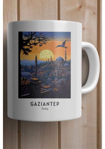 Gaziantep Baskılı Yılbaşı Hediyesi Kupa Bardak fiyatları