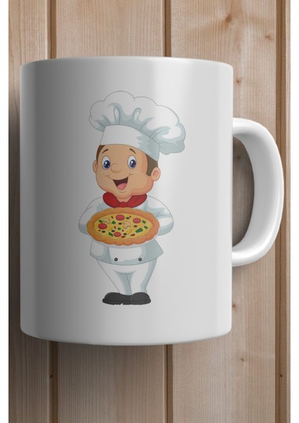 Pizzacı Baskılı Yılbaşı Hediyesi Kupa Bardak fiyatları