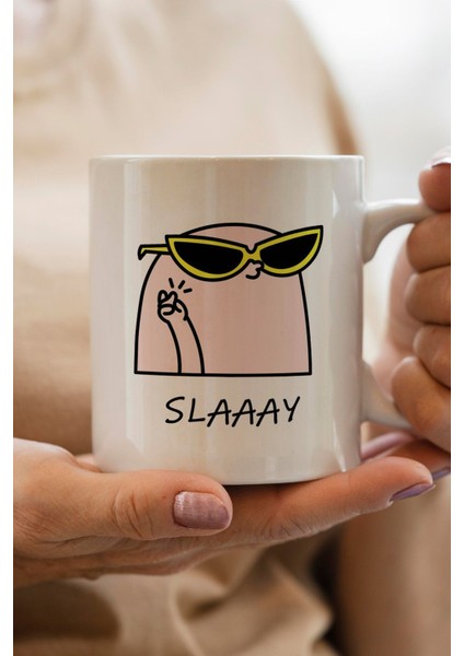 Ketnipz Baskılı Slay Yazılı Yılbaşı Hediyesi Kupa Bardak