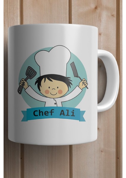 Chef Baskılı Kişiye Özel Premium Yılbaşı Hediyesi Kupa Bardak fiyatları