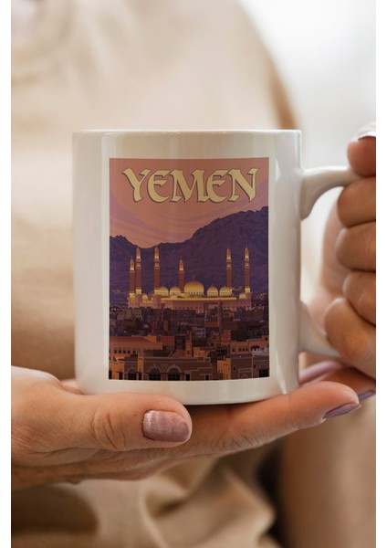 Yemen Baskılı Yılbaşı Hediyesi Kupa Bardak