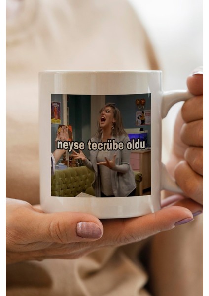 Neyse Tecrübe Oldu Yazılı Yılbaşı Hediyesi Kupa Bardak