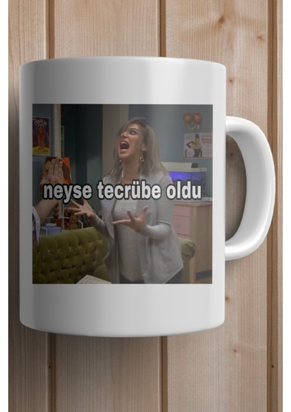 Neyse Tecrübe Oldu Yazılı Yılbaşı Hediyesi Kupa Bardak fiyatları