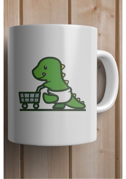 Dinozor Baskılı Yılbaşı Hediyesi Kupa Bardak fiyatları