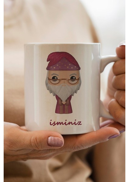 Albus Dumbledore Baskılı Premium Yılbaşı Hediyesi Kupa Bardak