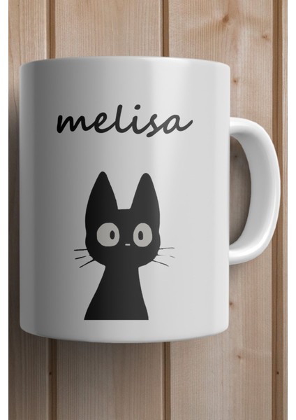 Kedi Baskılı Kişiye Özel Isimli Yılbaşı Hediyesi Kupa Bardak fiyatları