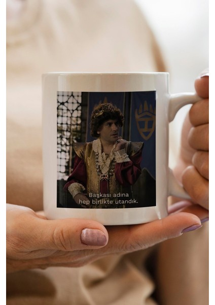 Başkası Adına Hep Birlikte Utandık. -Prens Dizisi- Baskılı Yılbaşı Hediyesi Kupa Bardak