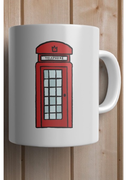 Londra Telefon Klübesi Baskılı Premium Yılbaşı Hediyesi Kupa Bardak fiyatları