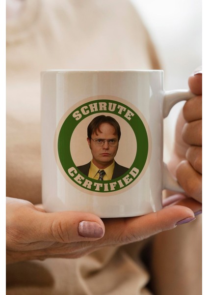 The Office Dwight Schrute Baskılı Premium Yılbaşı Hediyesi Kupa Bardak