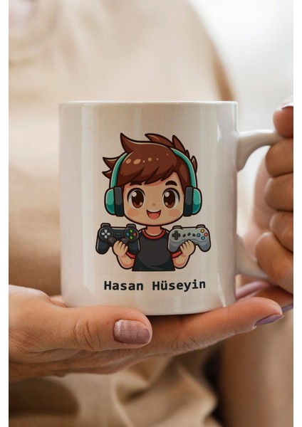 Oyuncu Baskılı Premium Yılbaşı Hediyesi Kupa Bardak