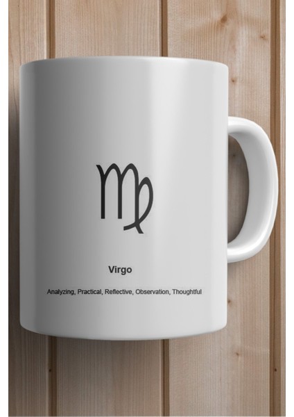 Başak Burcu Baskılı Yılbaşı Hediyesi Kupa Bardak fiyatları