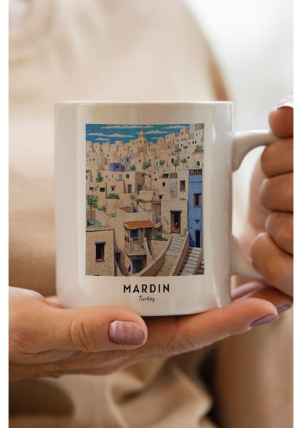 Türkiye- Mardin Baskılı Yılbaşı Hediyesi Kupa Bardak