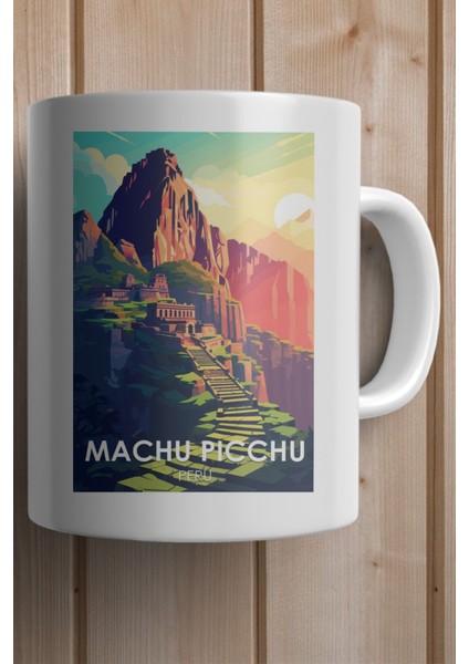 Machu Picchu-Peru Baskılı Yılbaşı Hediyesi Kupa Bardak fiyatları