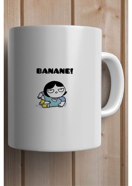 Banane Yazılı Baskılı Bardak fiyatları