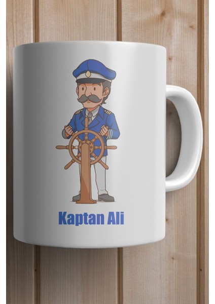 Gemi Kaptanı Baskılı Kişiye Özel Isimli Yılbaşı Hediyesi Kupa Bardak fiyatları