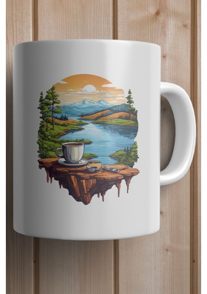 Türk Kahvesi Baskılı Premium Yılbaşı Hediyesi Kupa Bardak fiyatları