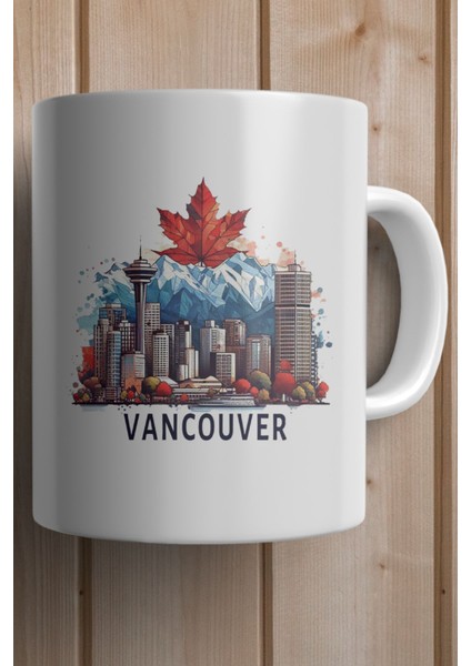 Vancouver- Canada Baskılı Premium Yılbaşı Hediyesi Kupa Bardak fiyatları