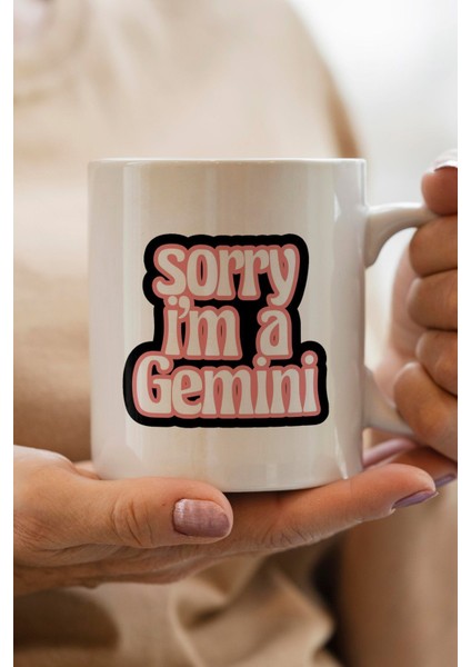 Ikizler Burcu Baskılı Yılbaşı Hediyesi Kupa Bardak